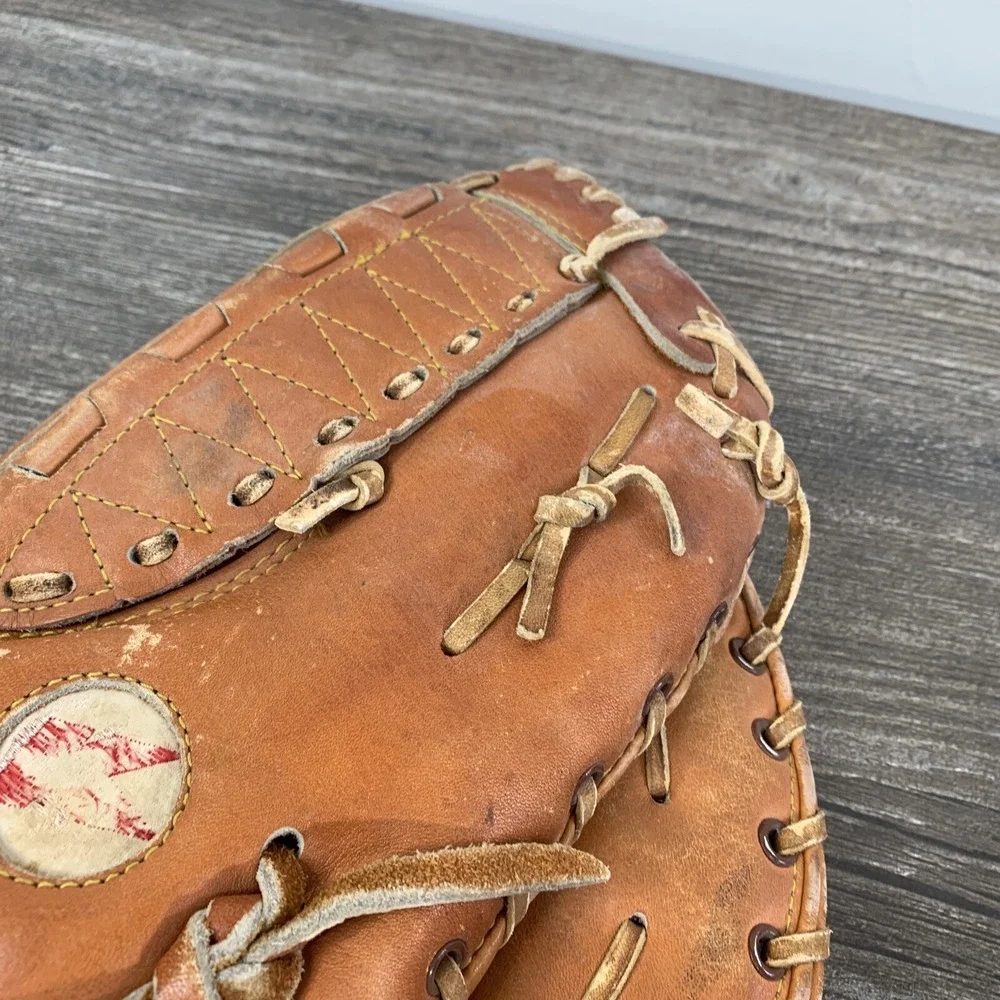 All Pro KMart Top Grain Leather Baseball Glove FB-77-1000 RHT VTG